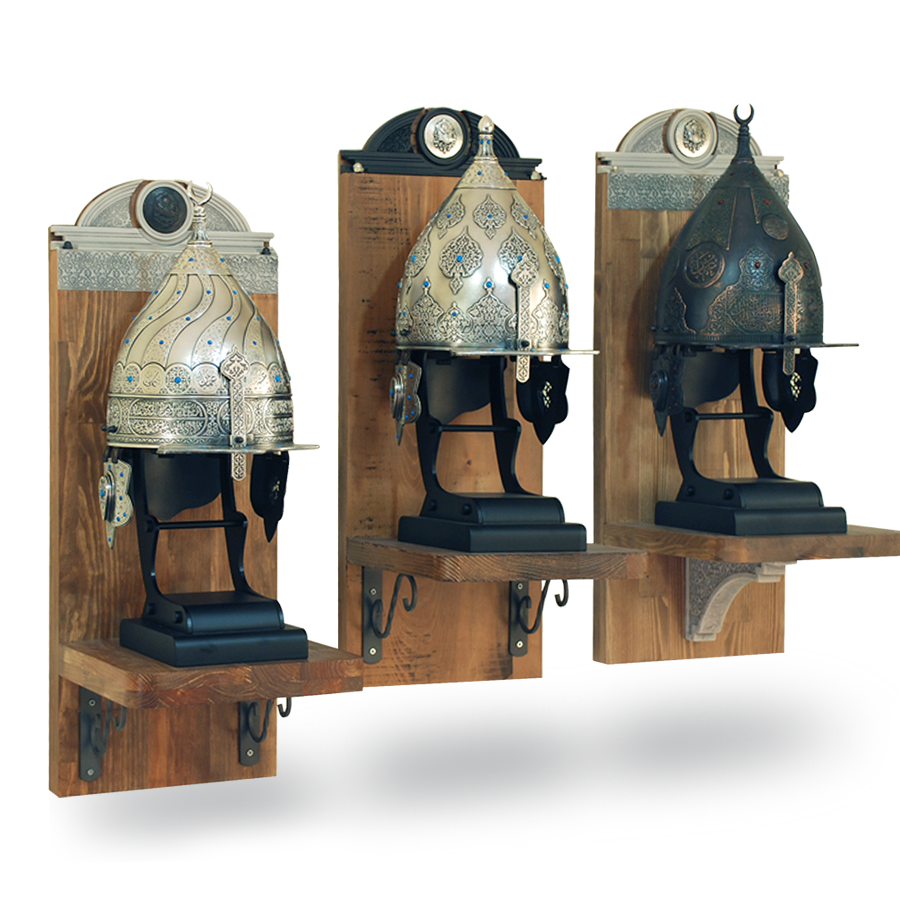 Miğfer Duvar Teşhir Ünitesi