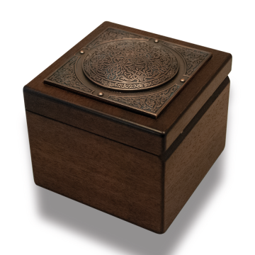 Cube Box (Square Gilding Pattern)