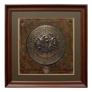 Ottoman State Coat of Arms (Bronze Plated)