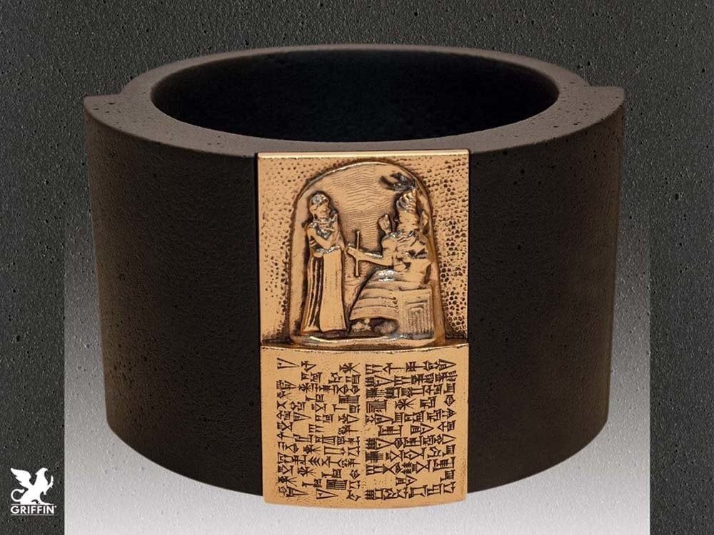 Hammurabi (White Sandstone+Gold Plated)