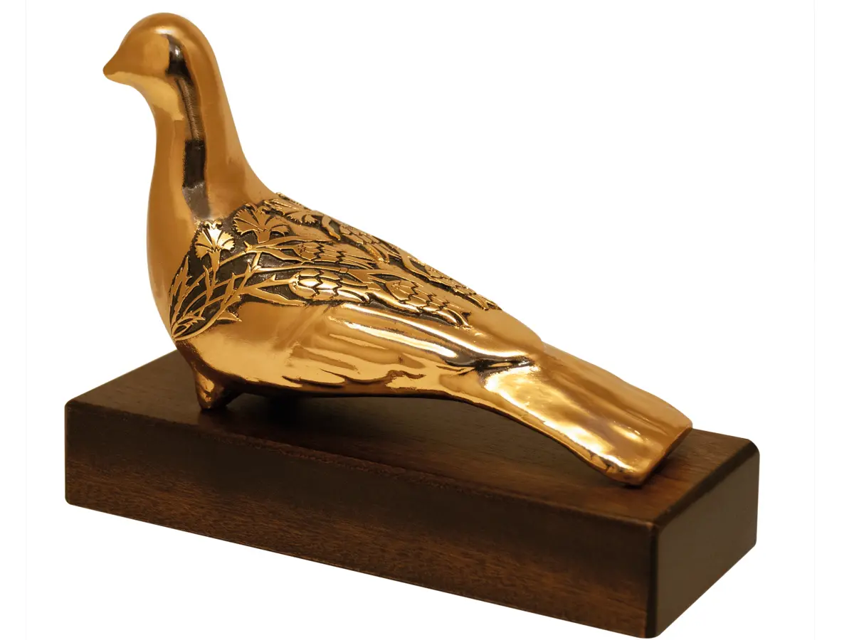 Barış ve Talih Kuşu (Altın Kaplama)