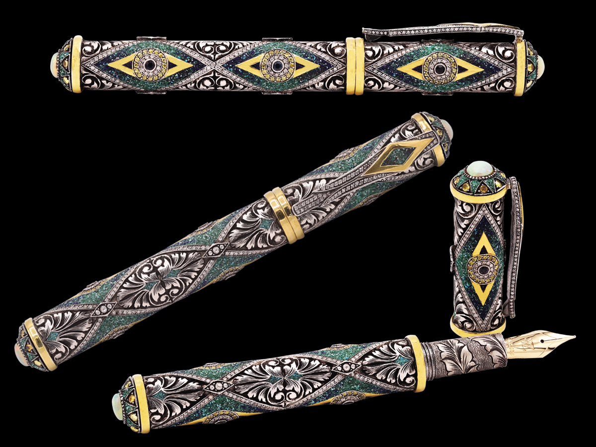 Değerli Metal ve Taş - Kalem işi gravür çalışması