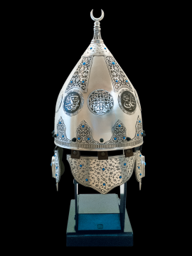 Fetih Sureli Miğfer (Gümüş Kaplama)