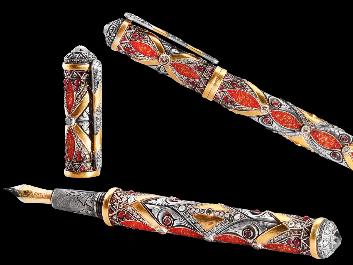 Değerli Metal ve Taş - Kalem işi gravür çalışması