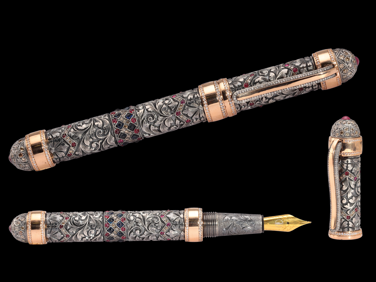 Değerli Metal ve Taş - Kalem işi gravür çalışması