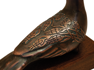 Barış ve Talih Kuşu (Bronz Kaplama)