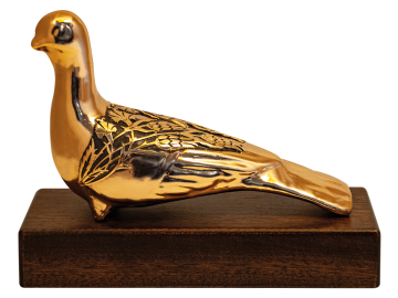 İstanbul Kumrusu (Altın Kaplama)