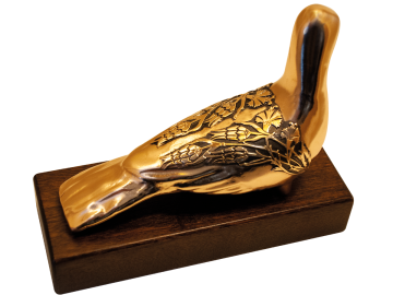 Barış ve Talih Kuşu (Altın Kaplama)