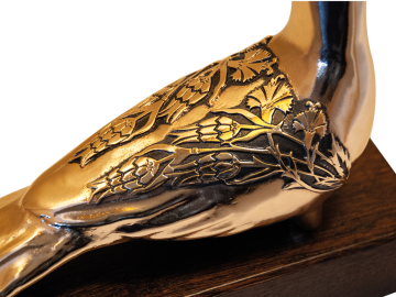 Barış ve Talih Kuşu (Altın Kaplama)