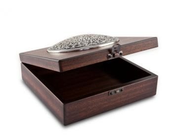 Kare Kutu Daire Desen (Tezhip-Gümüş)