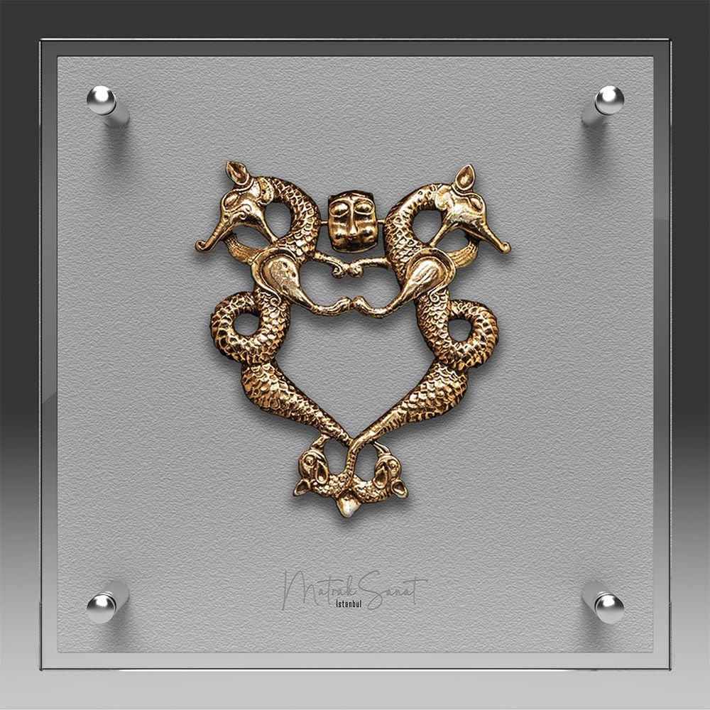 İkiz Ejder (Kapı Tokmağı - Altın Kaplama) Neoklasik Mimari