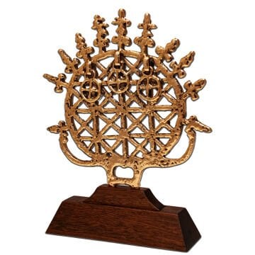 Hitit Güneşi (Büyük Boy Obje - Altın Kaplama)