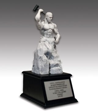 Kendini Yontan Adam (Antik Taş Efekt) The Self-Sculpting Man