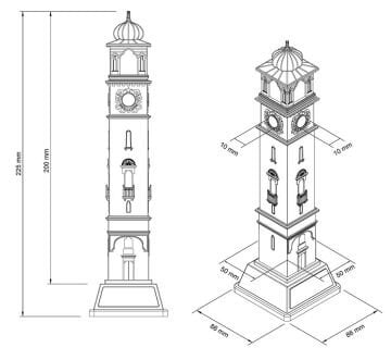 Balıkesir Saat Kulesi (Maket VIP Obje)