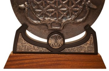 Hitit Güneşi (Rozet Panel-Bronz Kaplama)