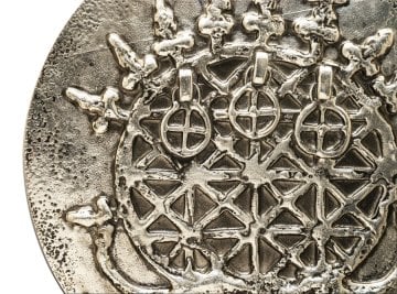 Hitit Güneşi (Rozet Panel-Gümüş Kaplama)