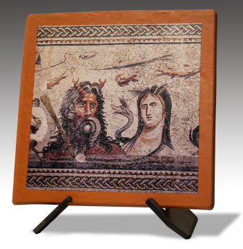 Oceanos ve Tethys Mozaiği (Terrakotta)