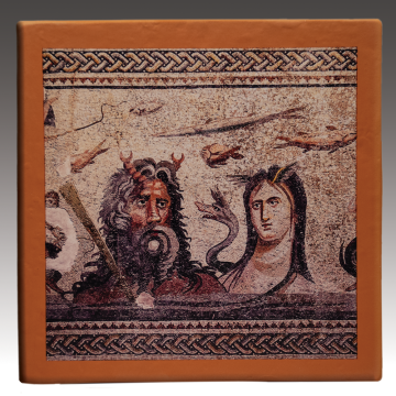 Oceanos ve Tethys Mozaiği (Terrakotta)