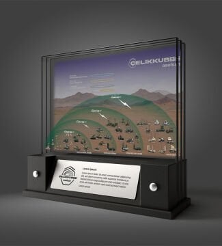 ASELSAN - Çelik Kubbe (Üç boyutlu Akrilik)