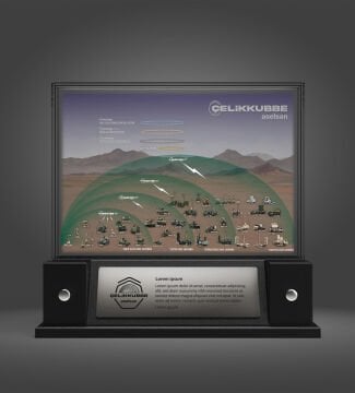 ASELSAN - Çelik Kubbe (Üç boyutlu Akrilik)