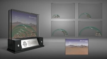 ASELSAN - Çelik Kubbe (Üç boyutlu Akrilik)