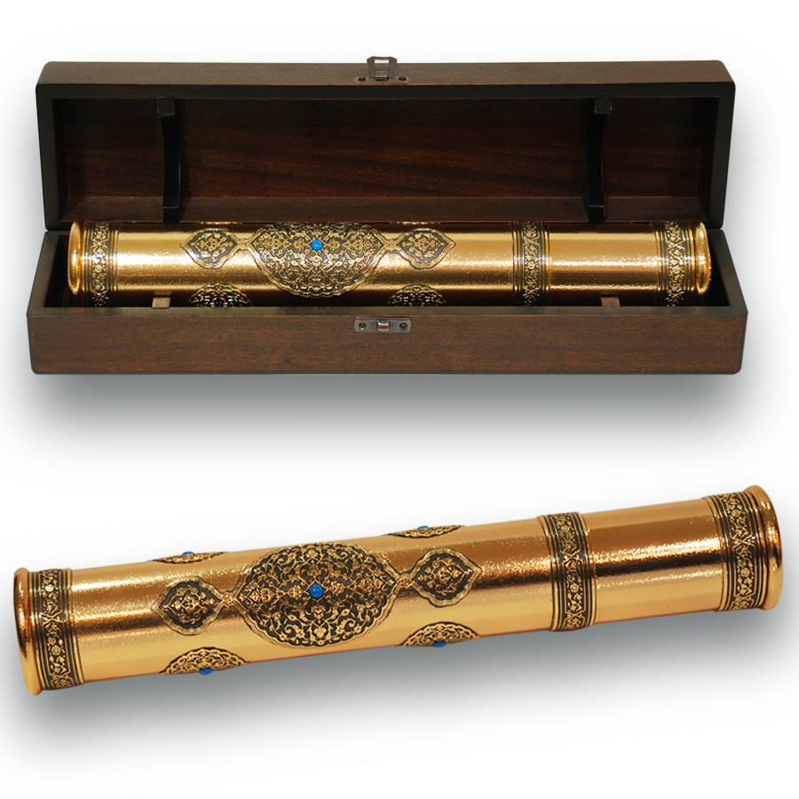 Ferman Kutusu Büyük Şemse Altın Kaplama