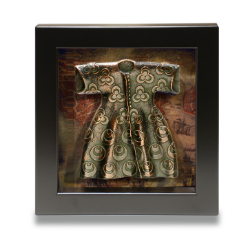 Çerçeveli Kaftan Çintemani Desen (Bronz Kaplama)
