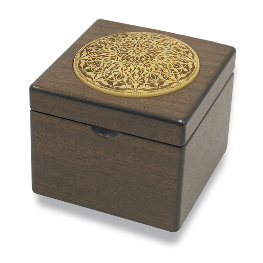 Küp Kutu (Daire Tezhip-Antik Kemik Efekt)