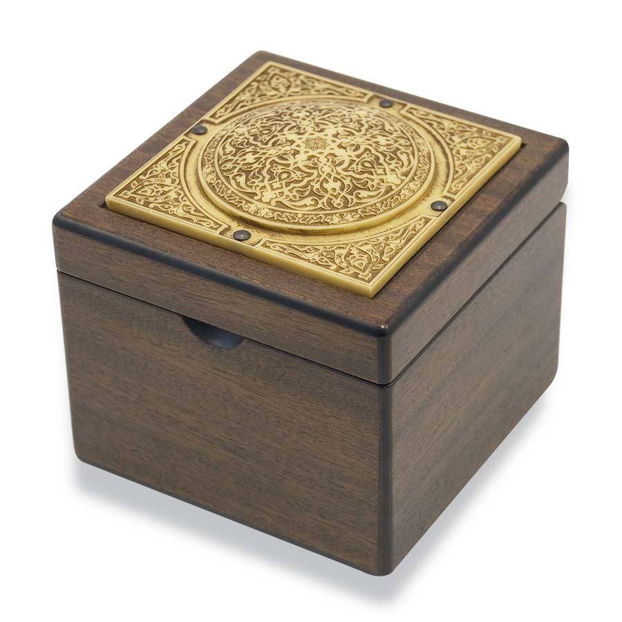 Küp Kutu (Kare Desen- Antik Kemik Efekt)