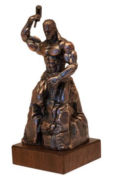 Kendini Yontan Adam (Bronz Kaplama) The Self-Sculpting Man