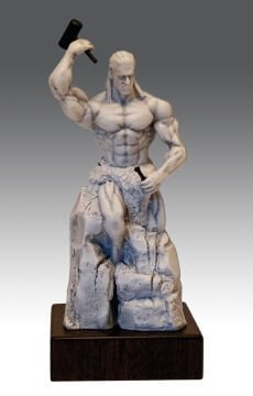 Kendini Yontan Adam (Antik Taş Efekt) The Self-Sculpting Man