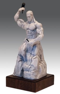 Kendini Yontan Adam (Antik Taş Efekt) The Self-Sculpting Man