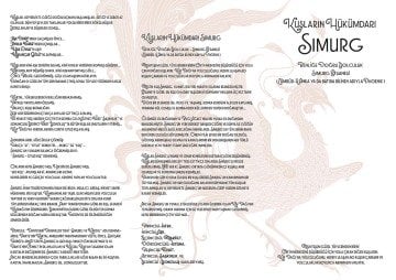 SİMURG (Rozet Panel Küçük boy)