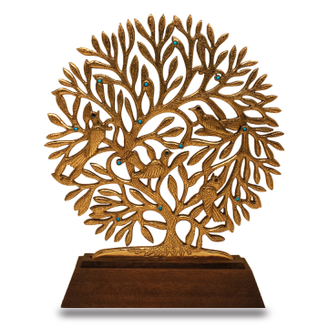 Hayat Ağacı (Altın Kaplama)