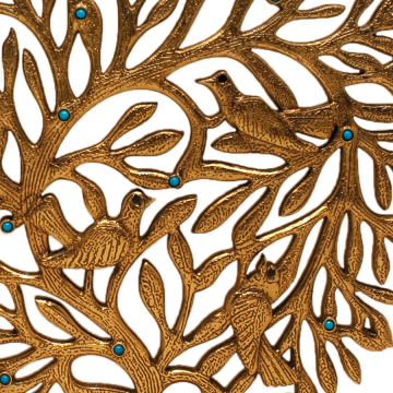 Hayat Ağacı (Altın Kaplama)