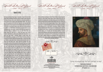 Fatih'in Fermanı (Altın Kaplama)