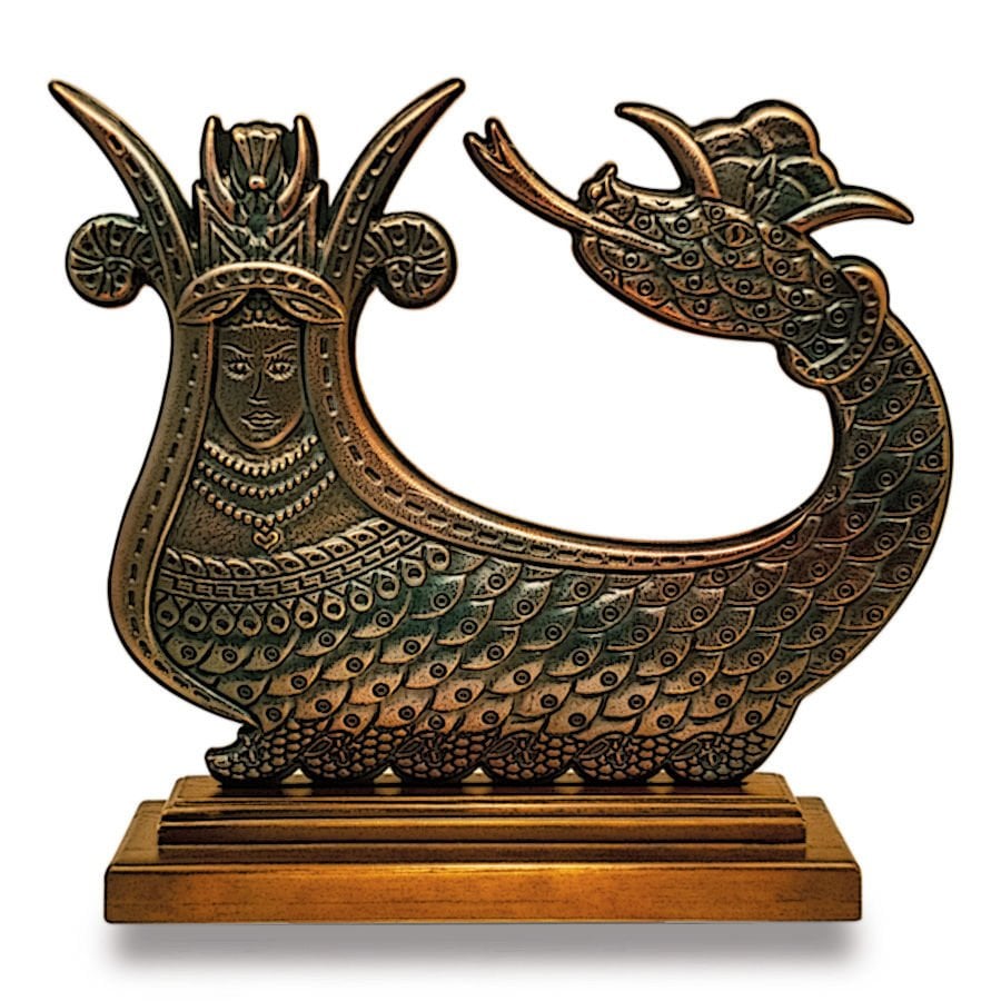 Şahmeran (Bronz Kaplama)