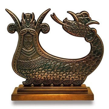 Şahmeran (مطلي بالبرونز)