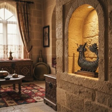 Şahmeran (Bronz Kaplama)