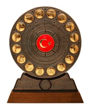 16 Türk Devleti (Rozet Panel)