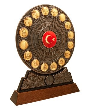 16 Türk Devleti (Rozet Panel)