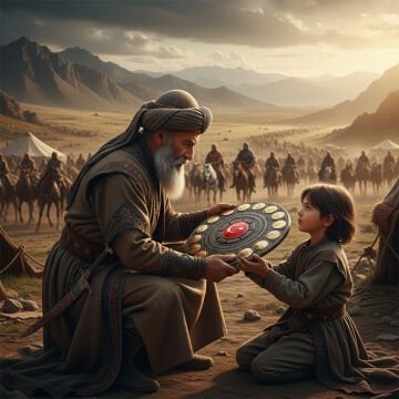 16 Türk Devleti (Rozet Panel)