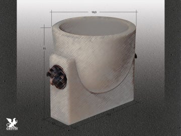 Koç Başlı Sunak (Bronz Kaplama)