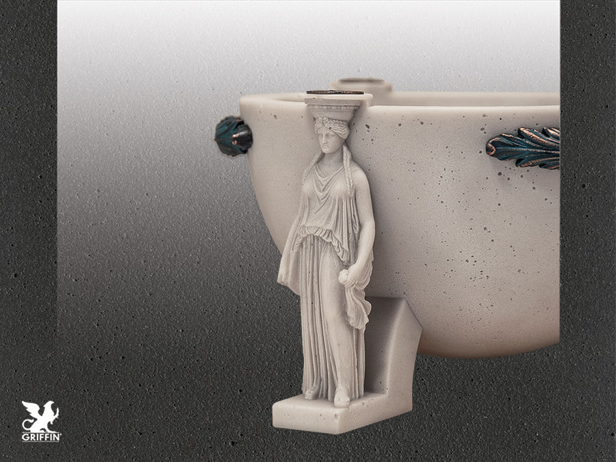 Caryadid (Üç Sütunlu Taş Sunak-Bronz)