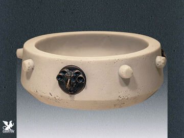 Koç Başlı Büyük Taş Çanak (Bronz)