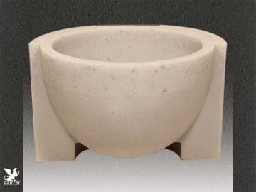 Hammurabi (Beyaz Kumtaşı+Bronz Kaplama)