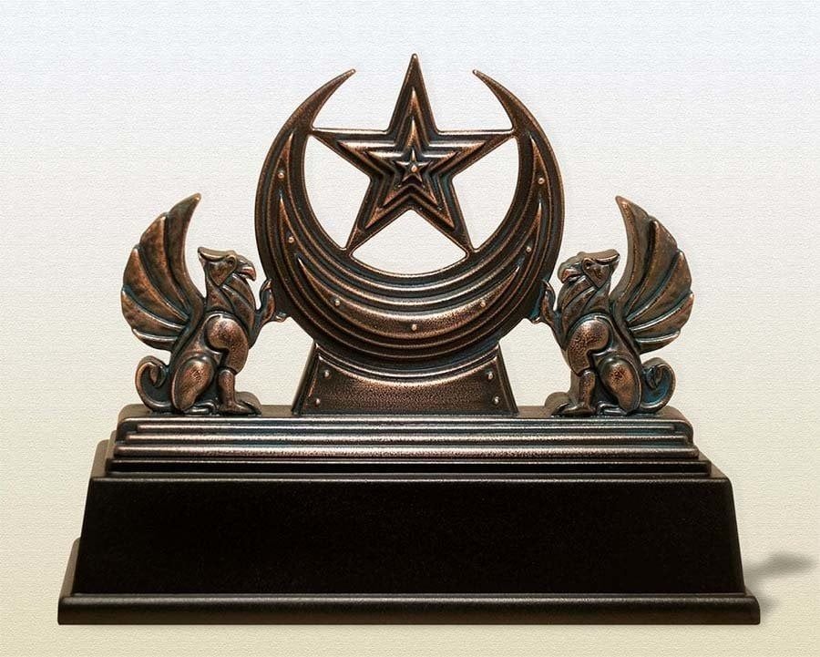 Grifon'lu Ayyıldız (Masa Üstü Obje)