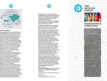 ORGANIZATION OF TURKISH STATES (Table)