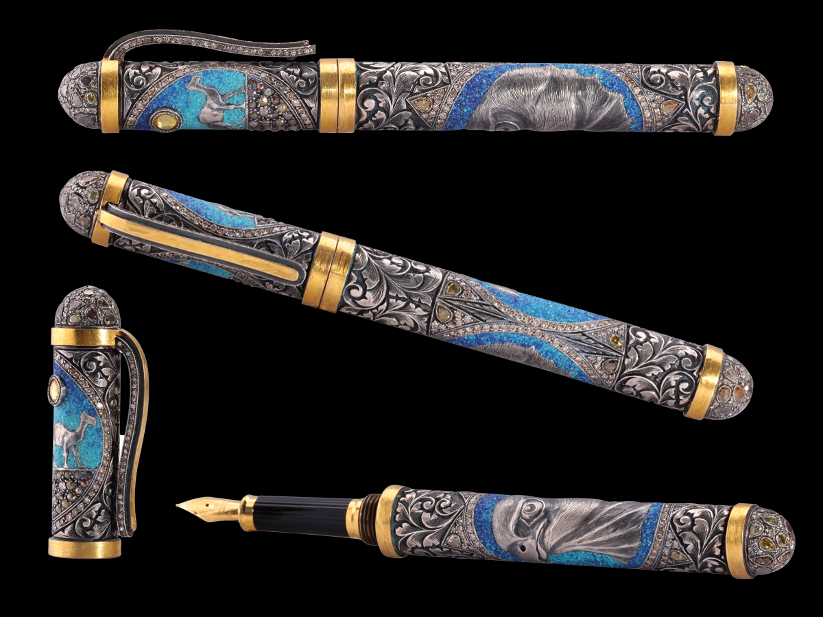 Değerli Metal ve Taş - Kalem işi gravür çalışması